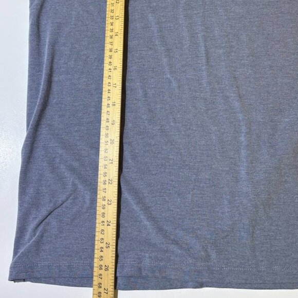 Free Fly Apparel Bamboo Long Sleeve Henley Tee Shirt Men’s Size L Outdoor Blue - Picture 6 of 8